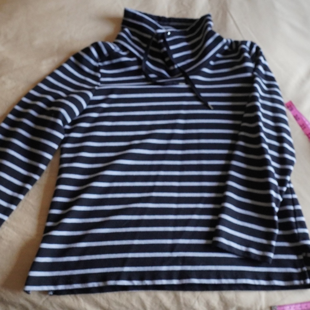 Karen Scott Funnel Neck Sweatshirt (size M) 100